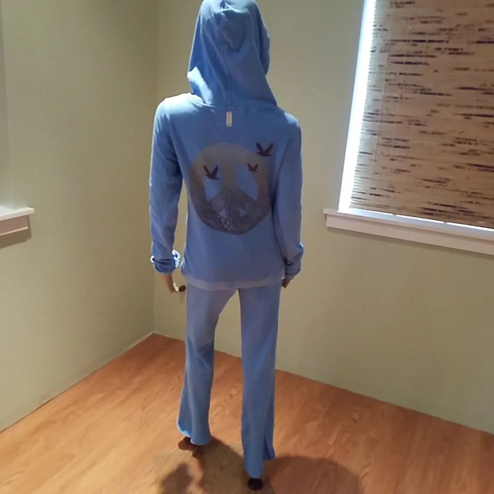 Gypsy 05 Matching Set Blue Hoodie and Sweatpants Size L